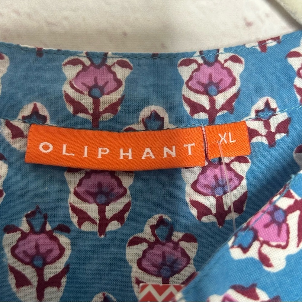 Oliphant Sky Blue Floral Maxi Dress - Picture 11 of 15